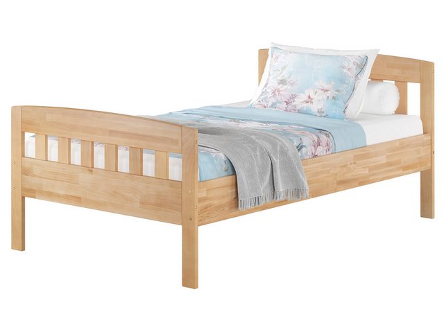 ERST-HOLZ Bett Seniorenbett Einzelbett Gästebett Buche massiv 120x200 Zeitl günstig online kaufen