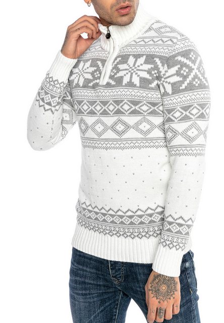 RedBridge Strickpullover mit angesagtem norwegischem Muster Festliches Norw günstig online kaufen