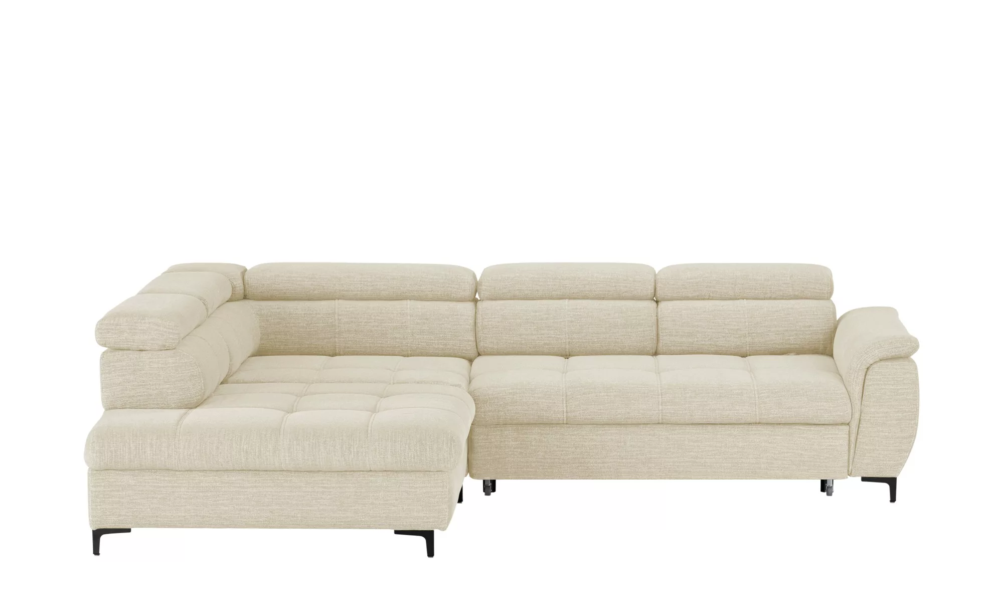 switch Ecksofa  Denvo - creme - 292 cm - 77 cm - 220 cm - Polstermöbel > So günstig online kaufen