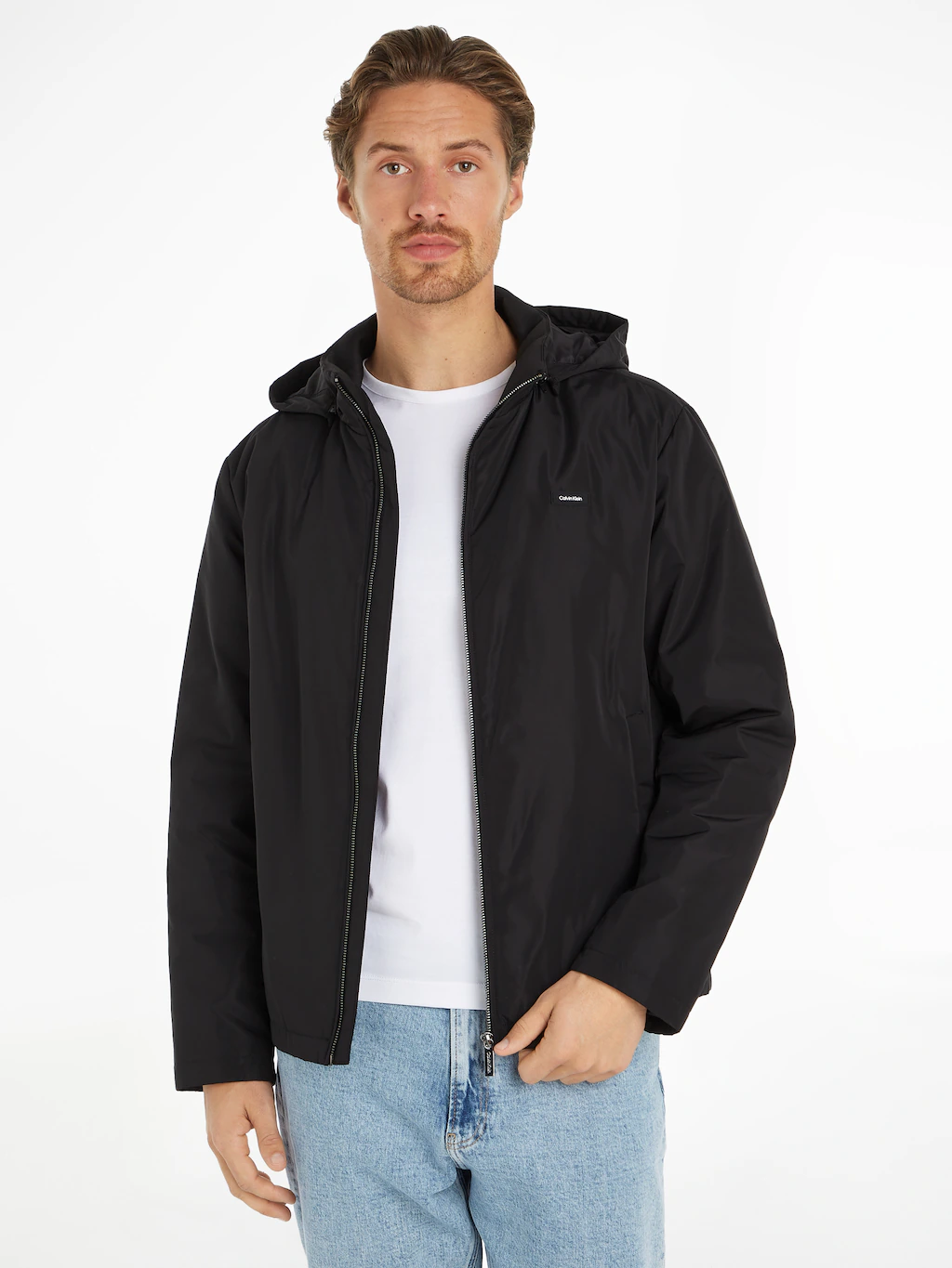 Calvin Klein Outdoorjacke "RECYCLE SUPER LIGHTWEIGHT JACKET", mit Logoschri günstig online kaufen