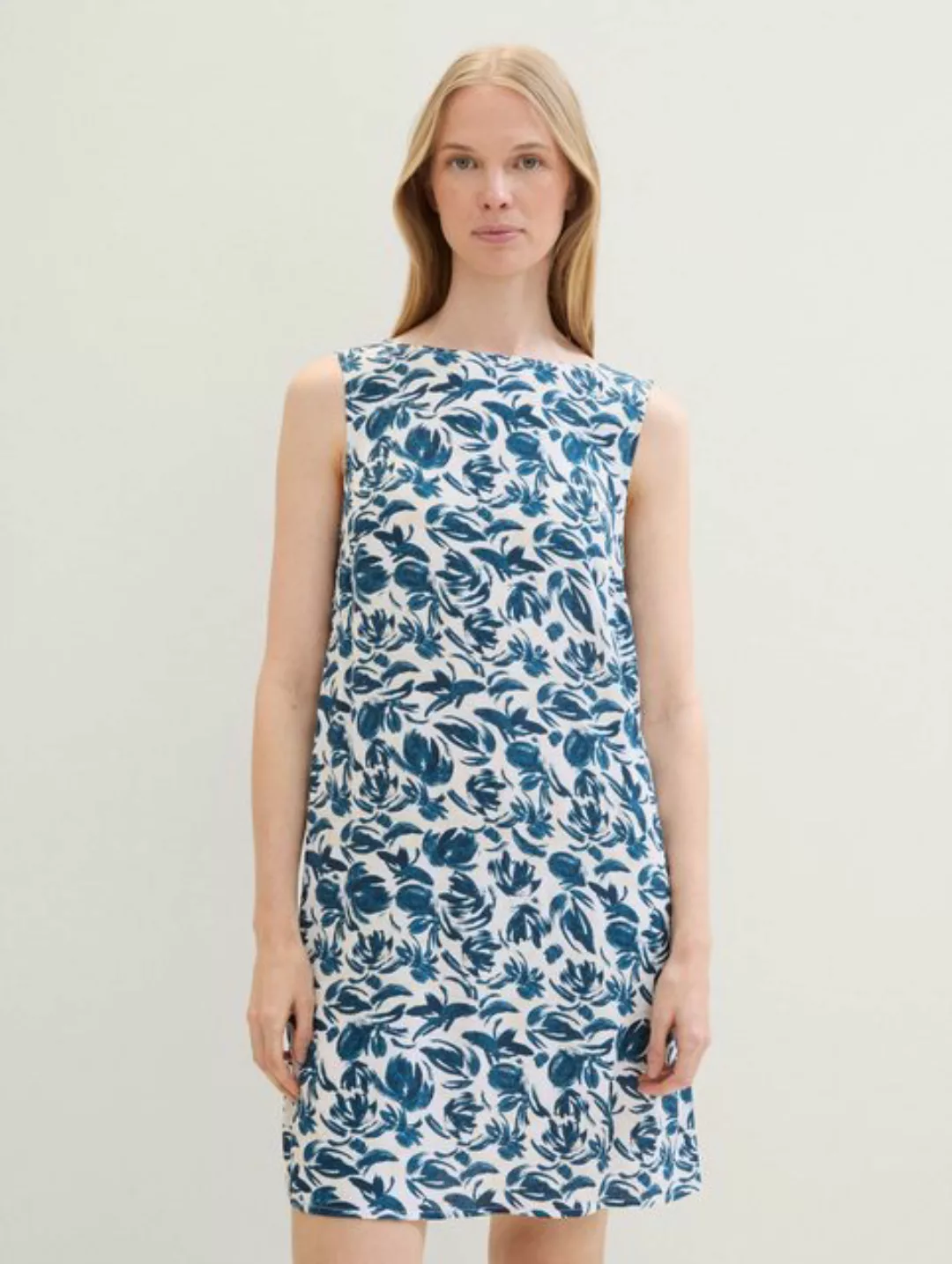 TOM TAILOR Jerseykleid Ärmelloses Kleid mit LENZING(TM) ECOVERO(TM) günstig online kaufen