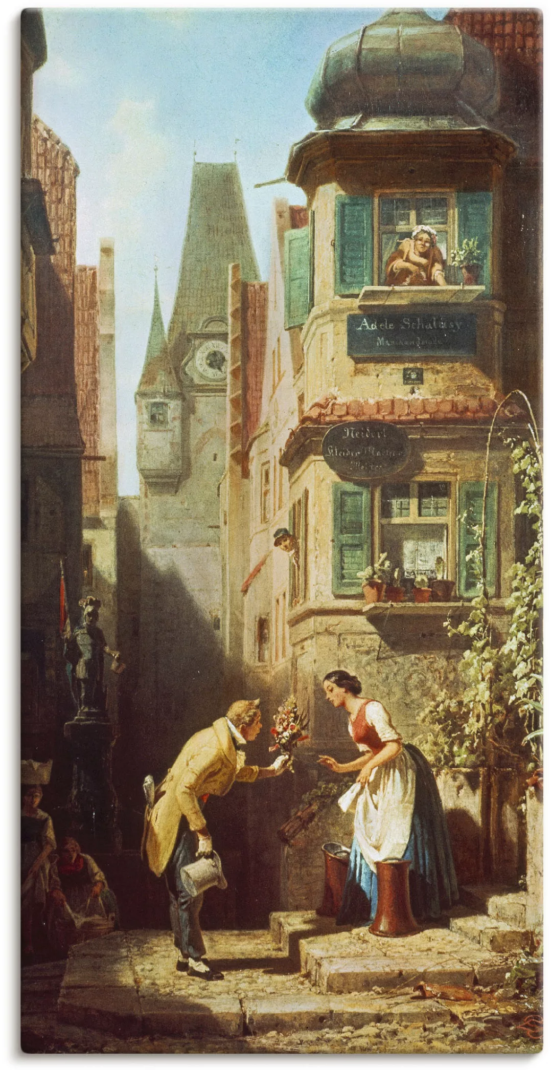 Artland Wandbild »Der ewige Hochzeiter. Um 1855/58«, Paar, (1 St.), als Lei günstig online kaufen