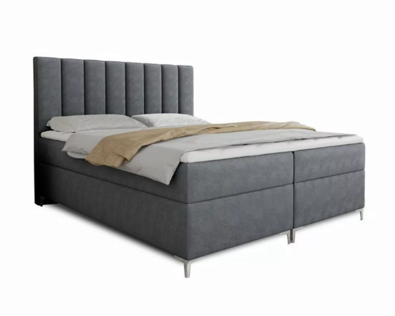 Deine Möbel 24 Boxspringbett CARIN inkl. Bonellfederkernmatratzen H3 (inkl. günstig online kaufen