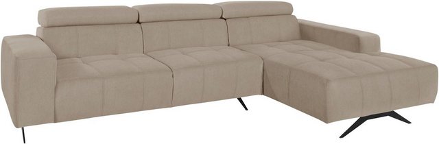 DOMO collection Ecksofa "Trento L-Form, mit Kufenfuß oder Einzelfuß", wahlw günstig online kaufen