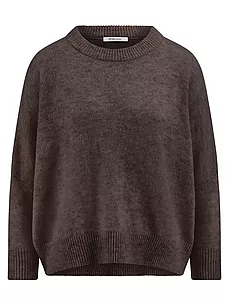 Rundhals-Pullover Peter Hahn braun günstig online kaufen