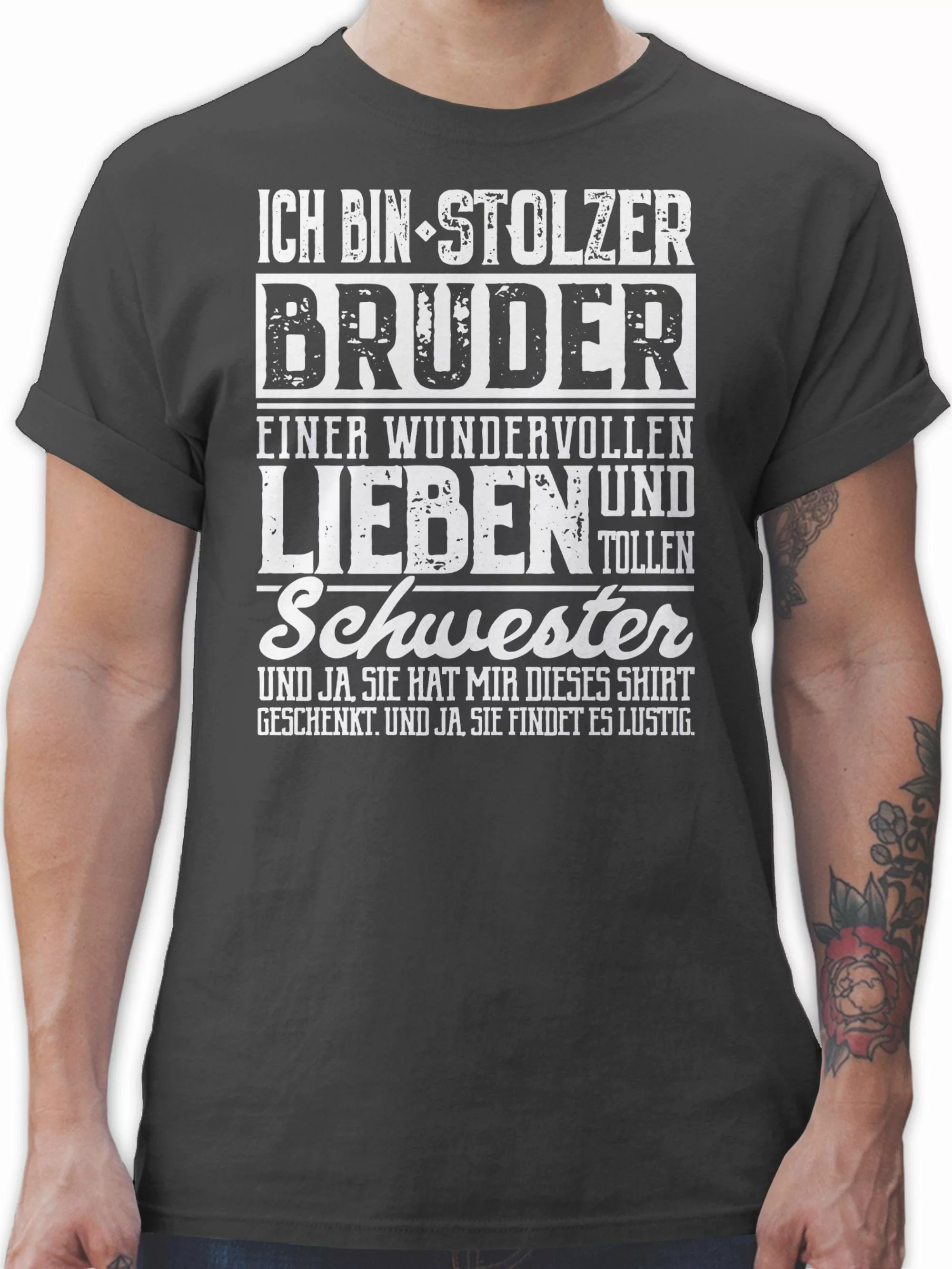 Shirtracer T-Shirt Ich bin stolzer Bruder günstig online kaufen