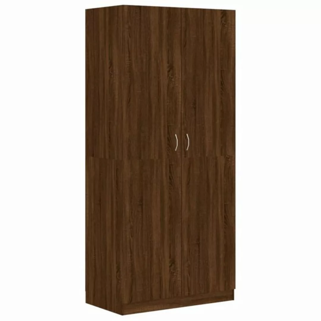 vidaXL Kleiderschrank Kleiderschrank Braun Eichen-Optik 90x52x200 cm Spanpl günstig online kaufen