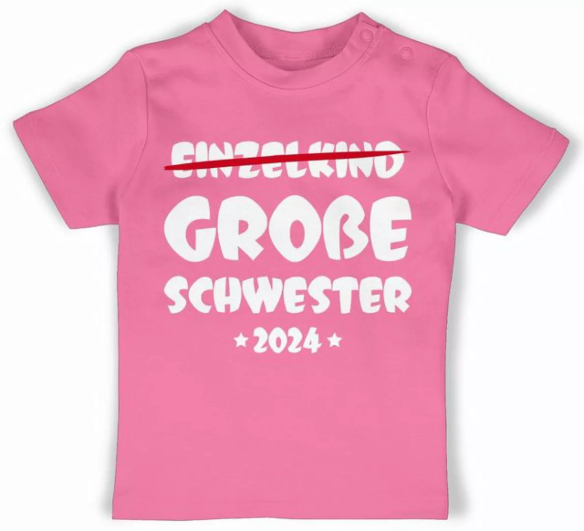 Shirtracer T-Shirt Einzelkind Große Schwester 2024 Große Schwester günstig online kaufen