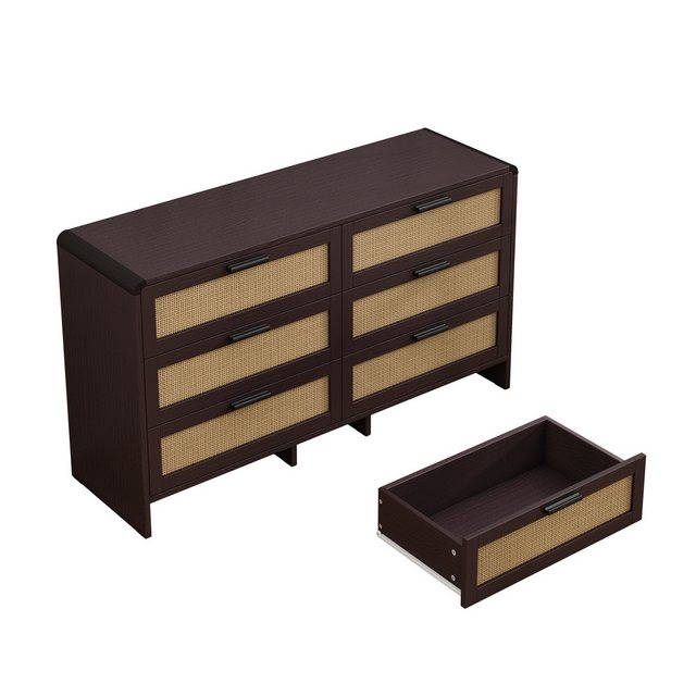 MODFU Stauraumschrank Modernes Rattan Drawer,Rattan Cabinet (Rattan-Eckschr günstig online kaufen