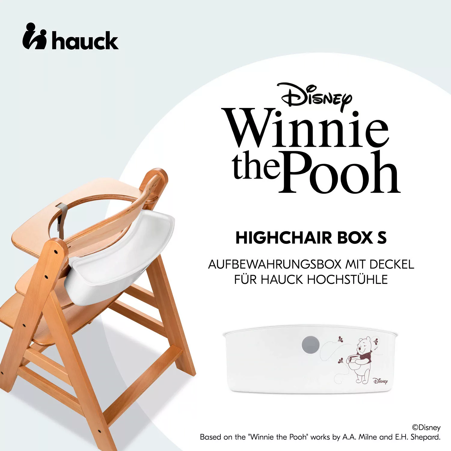 Hauck Aufbewahrungsbox »Highchair Box S, Disney Pooh White«, für Hochstühle günstig online kaufen