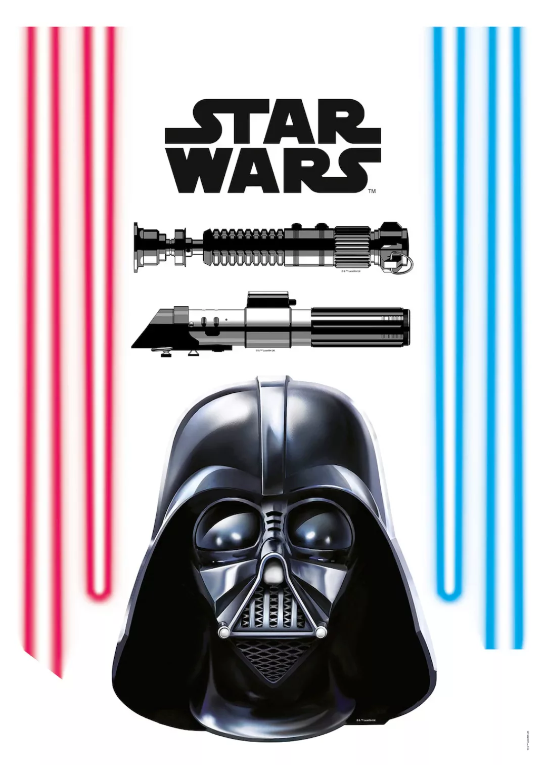 Komar Wandtattoo "Darth Vader", (8 St.) günstig online kaufen