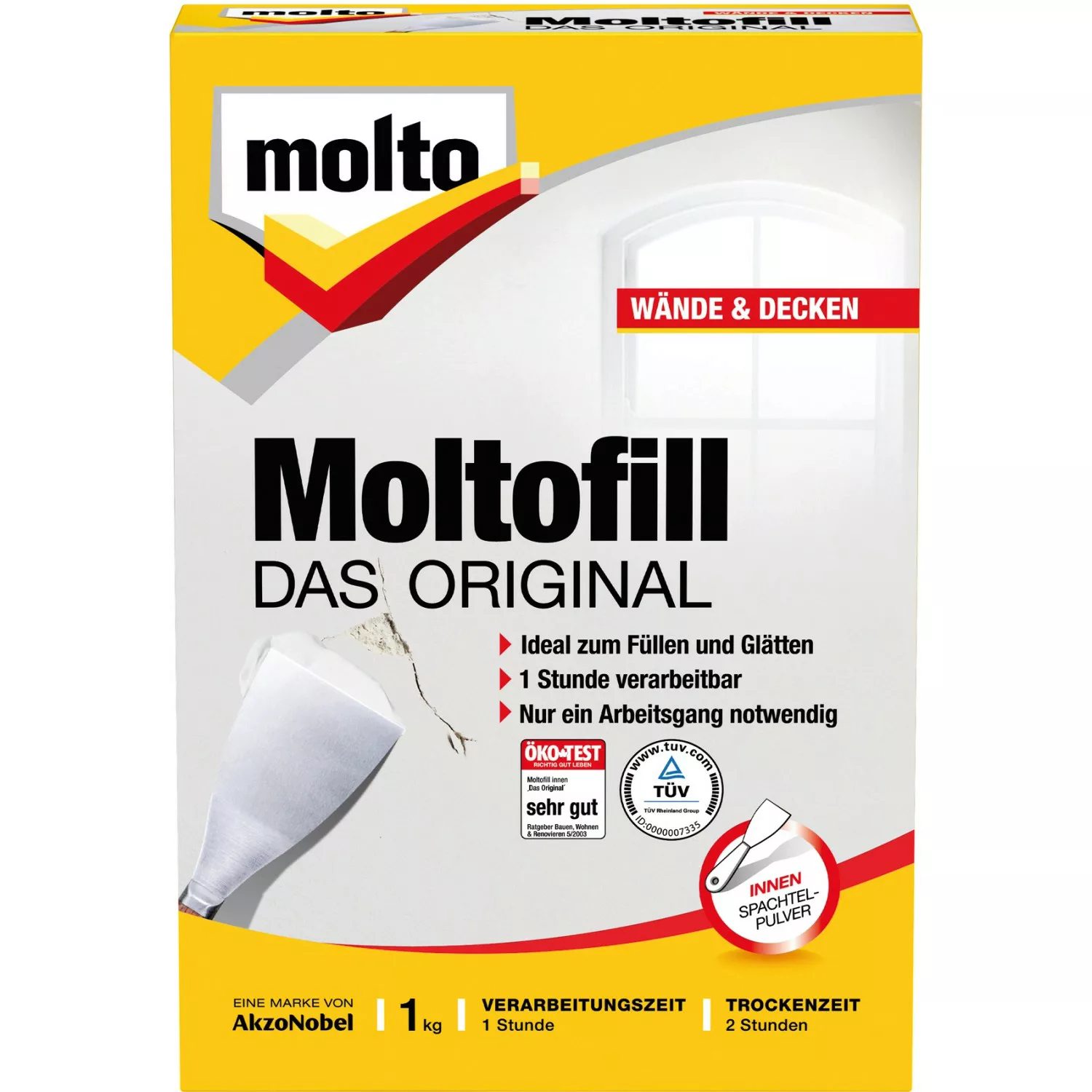 Molto Moltofill Spachtelpulver Innen 1 kg günstig online kaufen