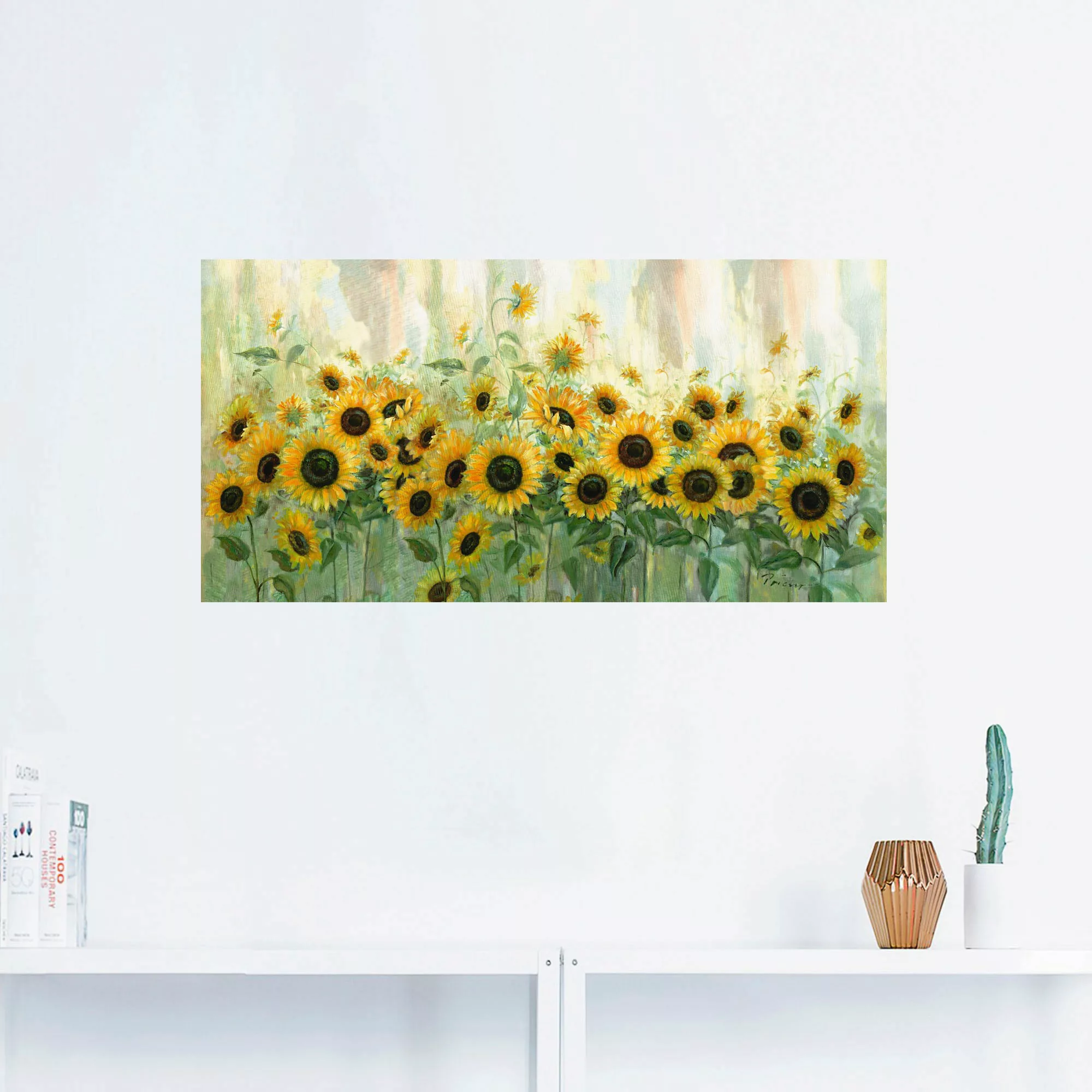 Artland Wandbild "Sonnenblumenwiese", Blumen, (1 St.) günstig online kaufen