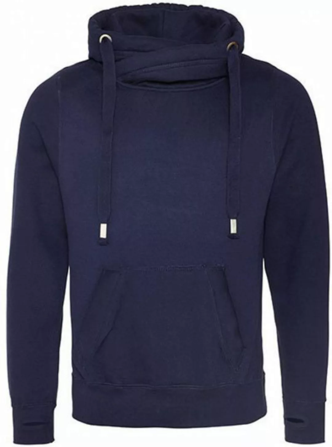 Just Hoods Sweatshirt Herren Cross Neck Hoodie günstig online kaufen