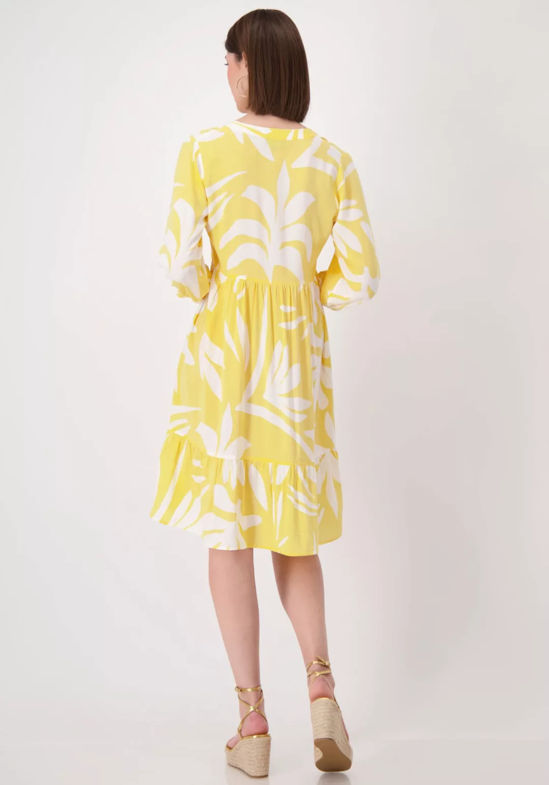 Monari Sommerkleid Kleid, denim blue gemustert günstig online kaufen