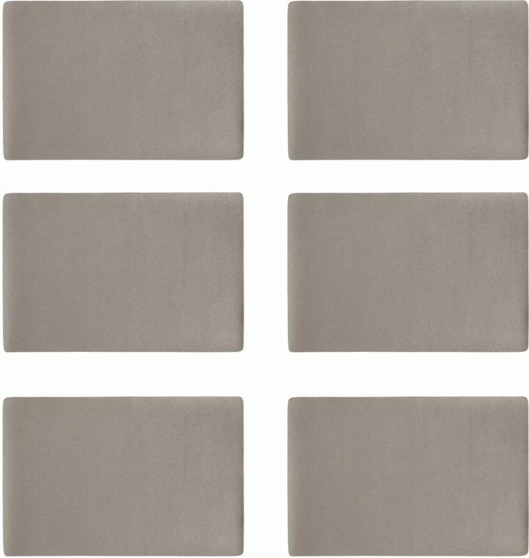 Zeller Present Platzset, (Set, 6 St.), Kunstleder, metallic, 30x45 cm günstig online kaufen