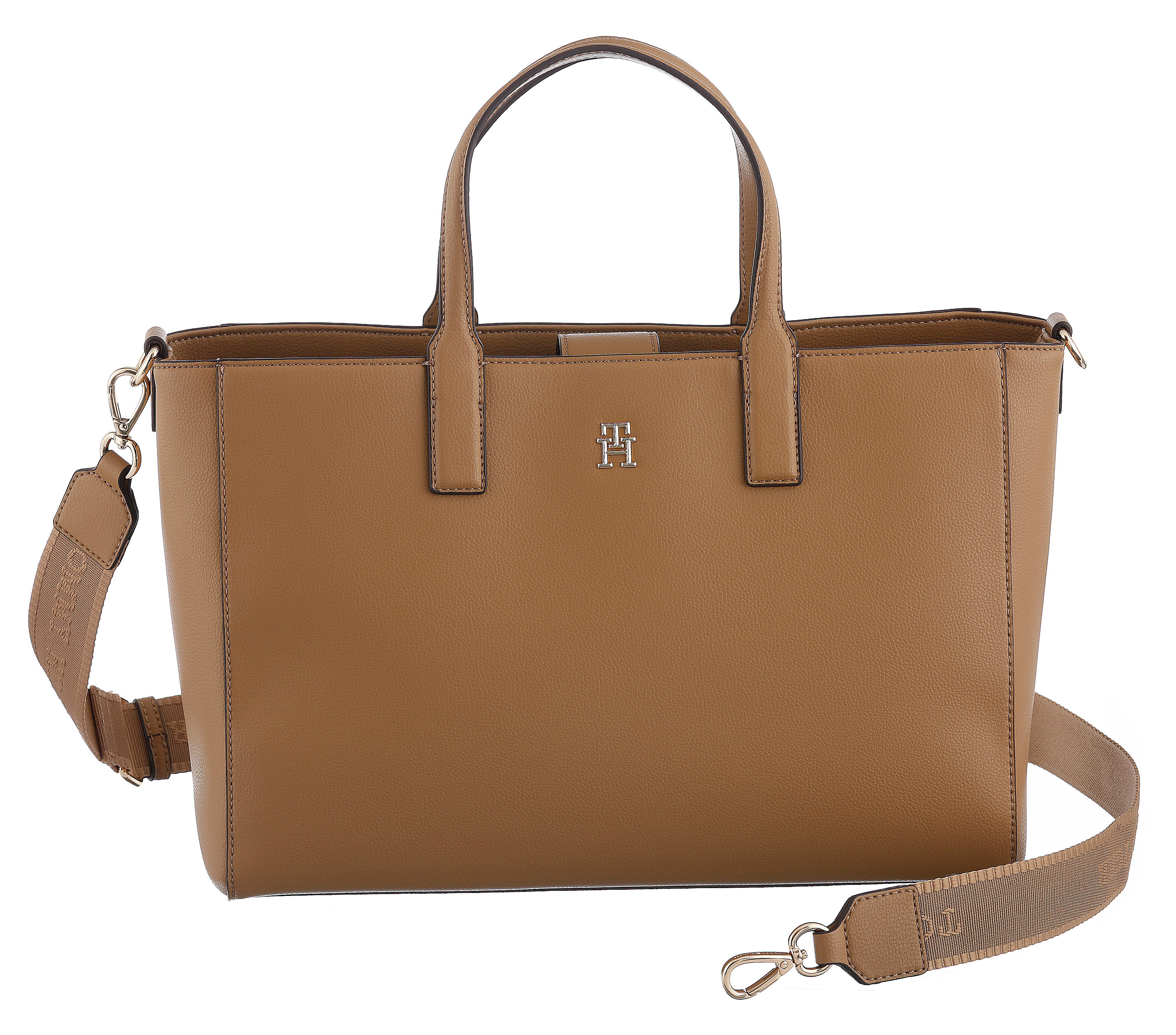 Tommy Hilfiger Schultertasche "TH SOFT LOGOTAPE SATCHEL", Damen Umhängetasc günstig online kaufen