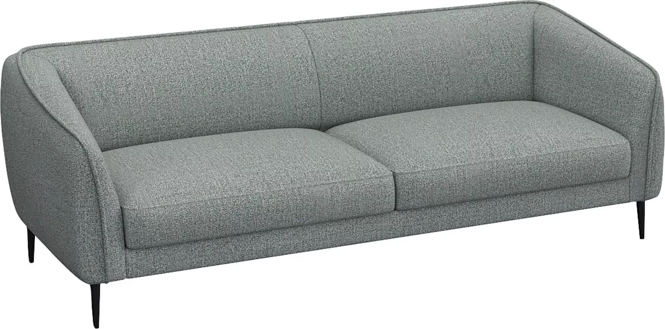 FLEXLUX 3-Sitzer "Belle Designsofa, Couch, bequem durch Kaltschaum im Sitz" günstig online kaufen