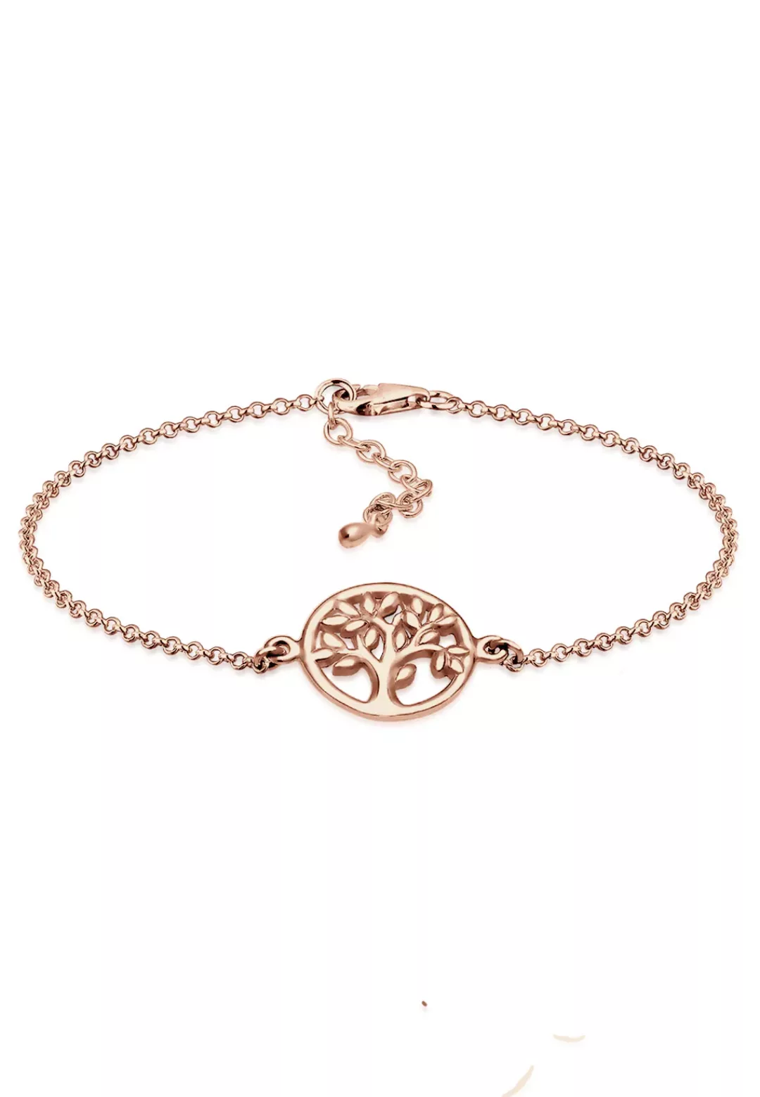 Elli Armband "Lebensbaum Kreis Blatt Floral 925 Sterling Silber" günstig online kaufen