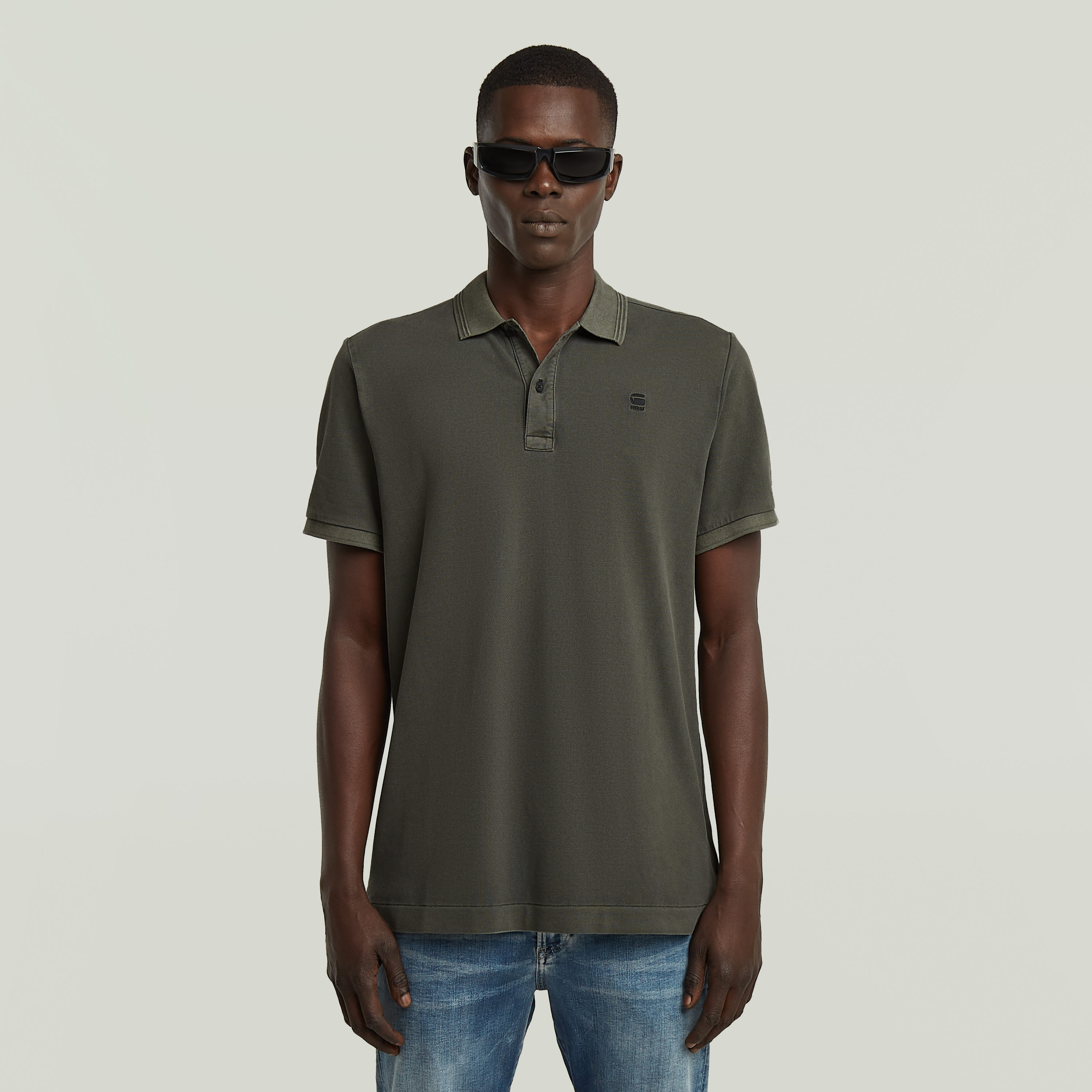 G-STAR Poloshirt "Dunda slim fit", Logoprägung auf der Brust günstig online kaufen