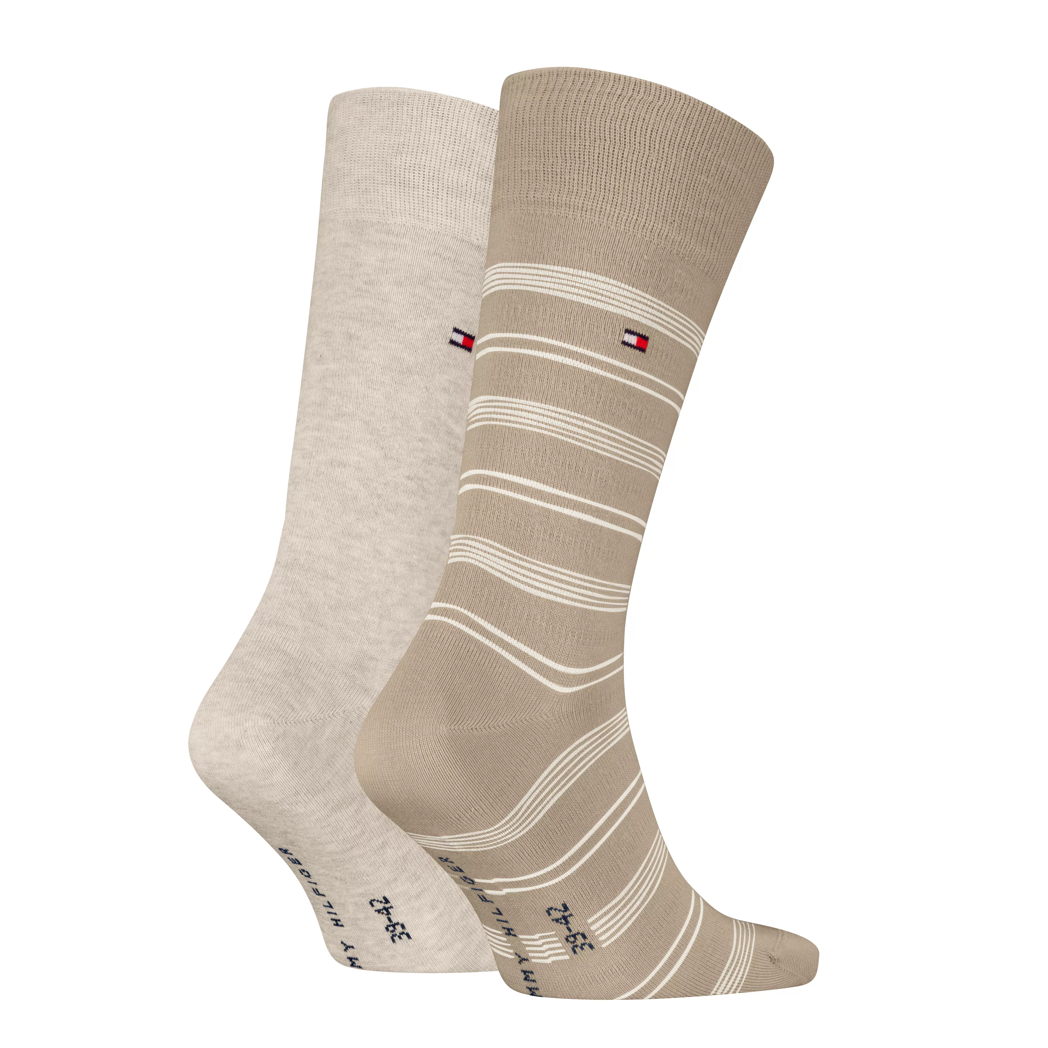 Tommy Hilfiger Socken "TH MEN SOCK 2P FANCY BRETON", (2 Paar), mit auffälli günstig online kaufen