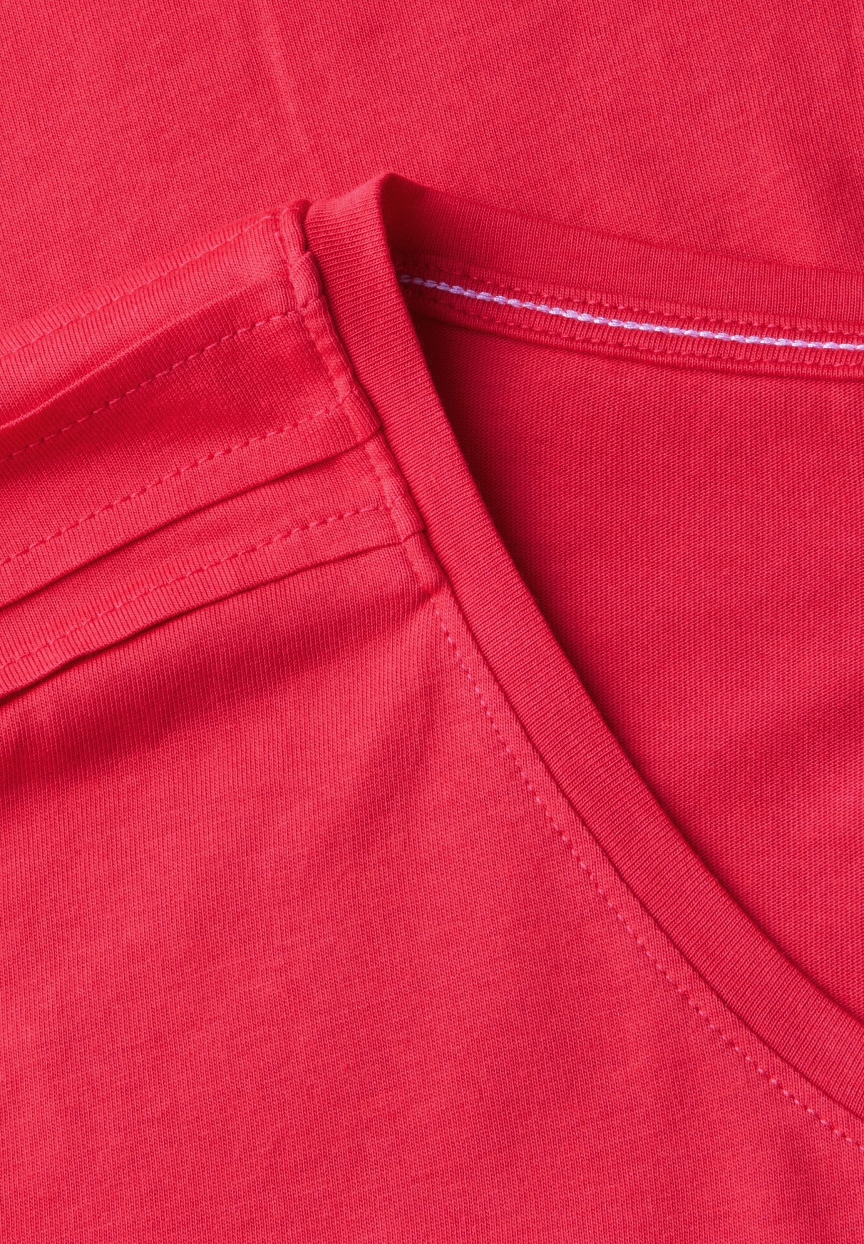 CECIL T-Shirt NOS Solid Deco Shoulder günstig online kaufen