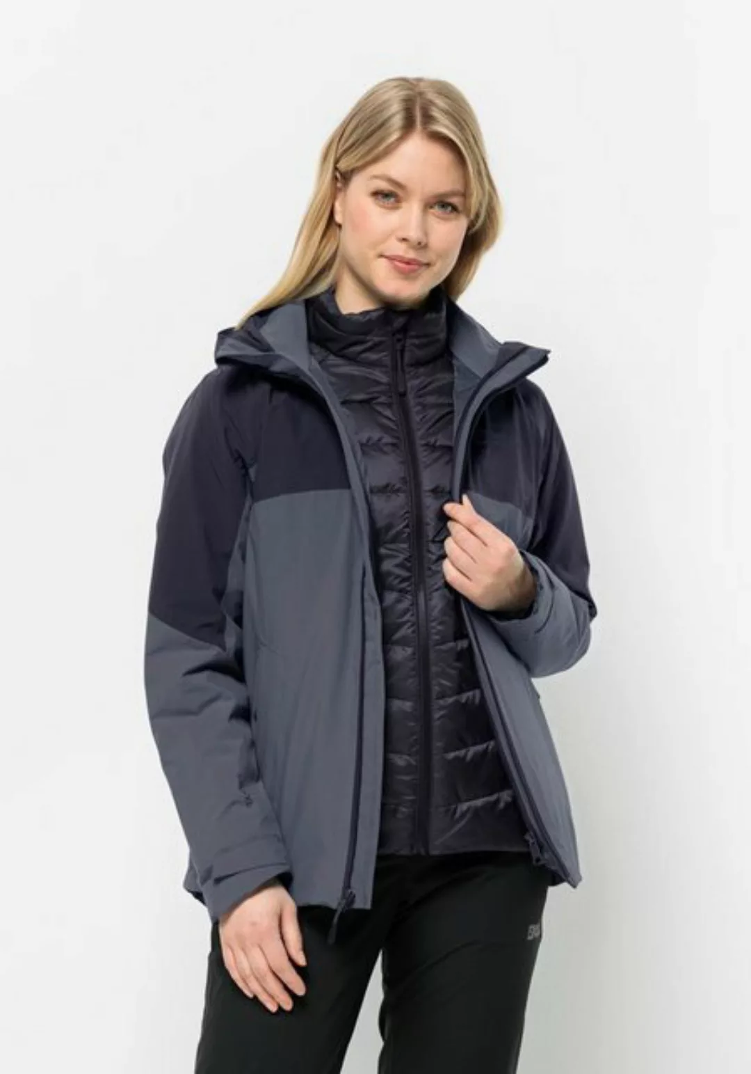 Jack Wolfskin 3-in-1-Funktionsjacke FELDBERG 3IN1 JKT W (2 teilig) günstig online kaufen