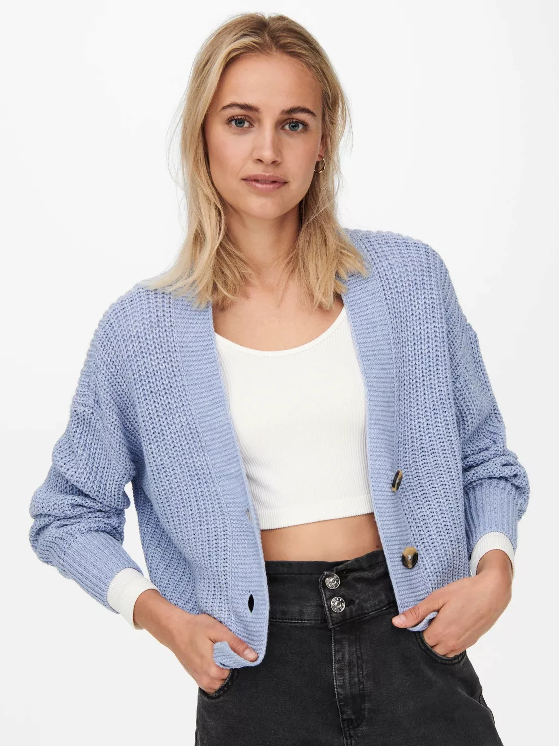 Only Damen Strickjacke ONLCAROLSPRING günstig online kaufen