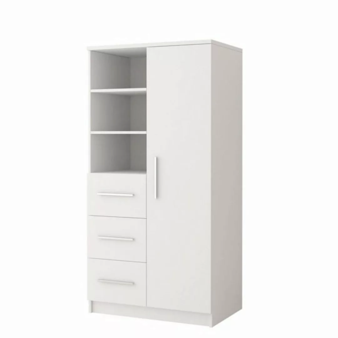 MOEBLO Kleiderschrank Marsala 3SD 05 (mit Schubladen Regal, Vitrine Kleider günstig online kaufen