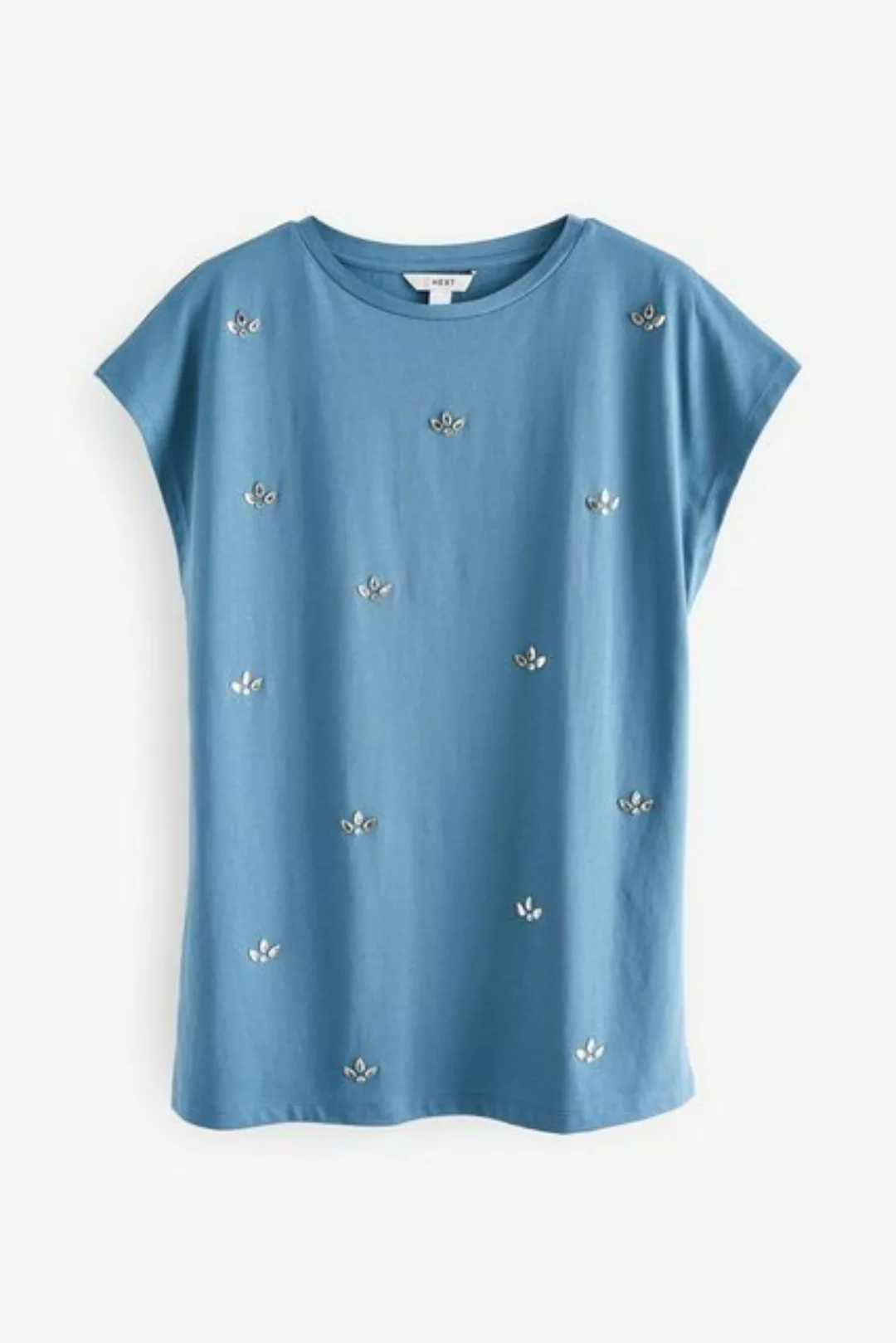 Next Tunika Kurzarm-T-Shirt mit Strass (1-tlg) günstig online kaufen