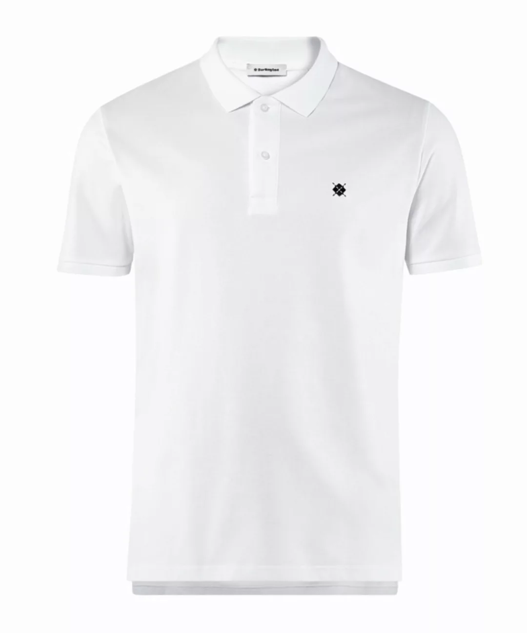 Burlington Herren Polo-Shirt Polo, L, Weiß, Raute, Baumwolle, 2169011-20000 günstig online kaufen