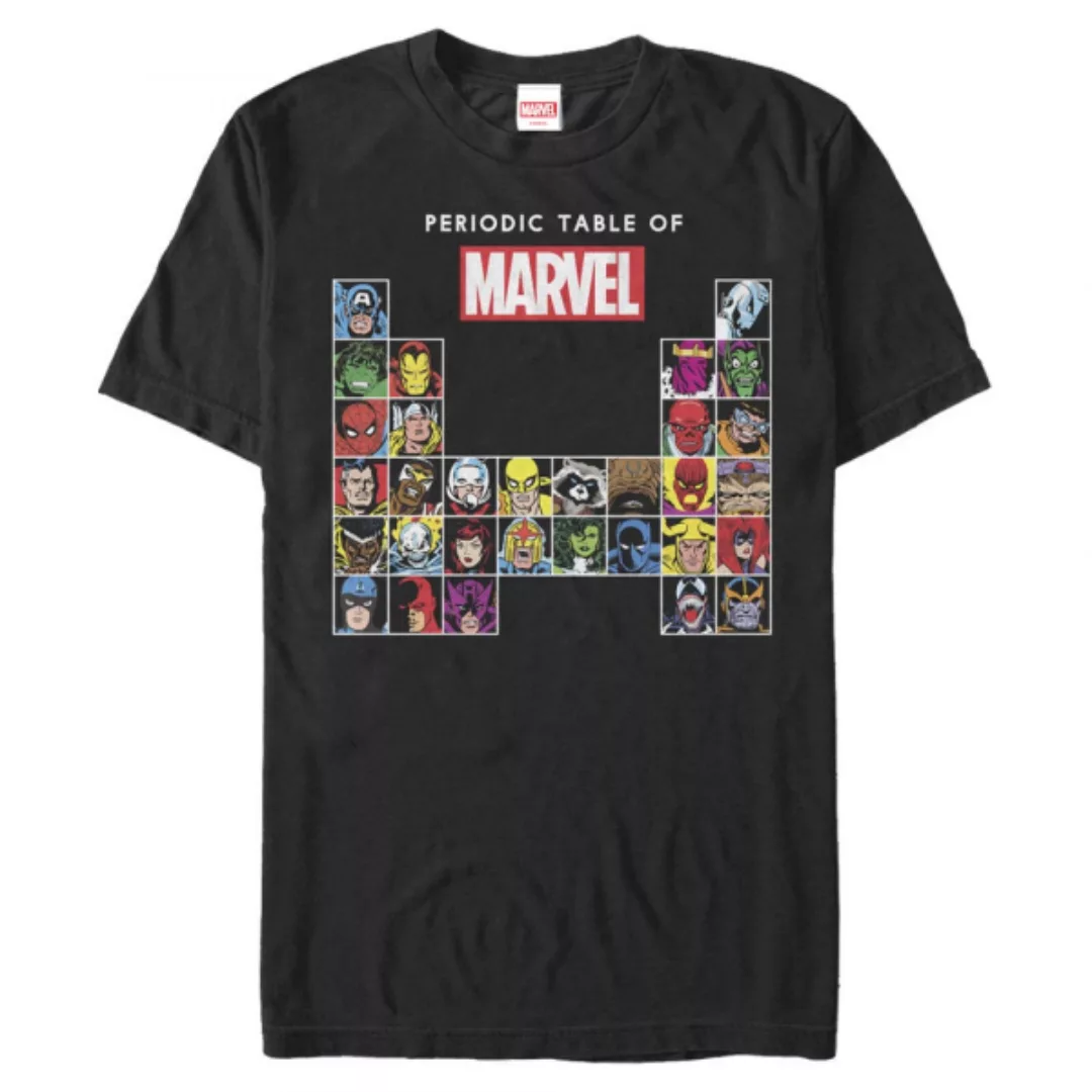 Marvel - Gruppe Periodic - Männer T-Shirt günstig online kaufen