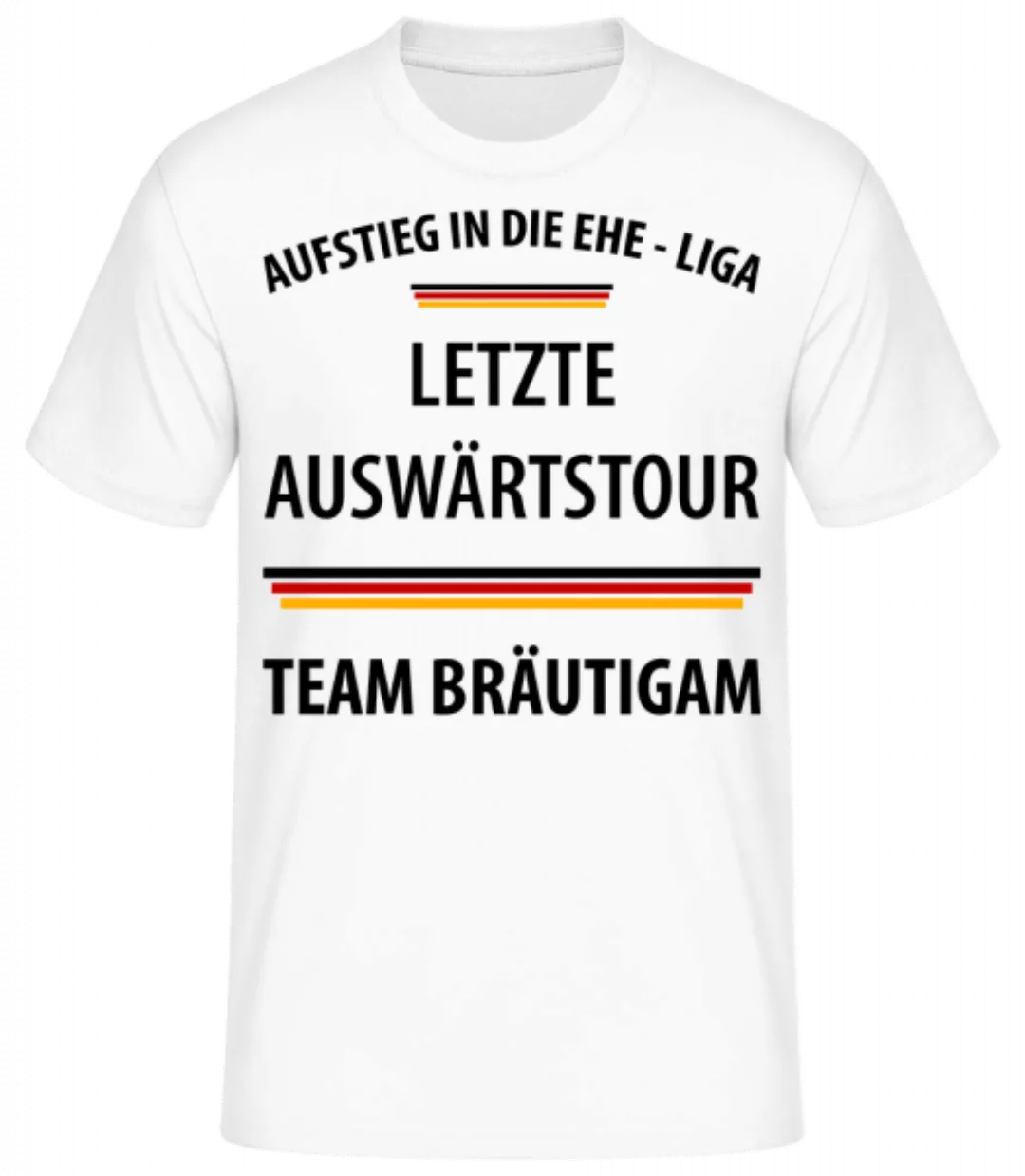 Letzte Tour Team Bräutigam · Männer Basic T-Shirt günstig online kaufen