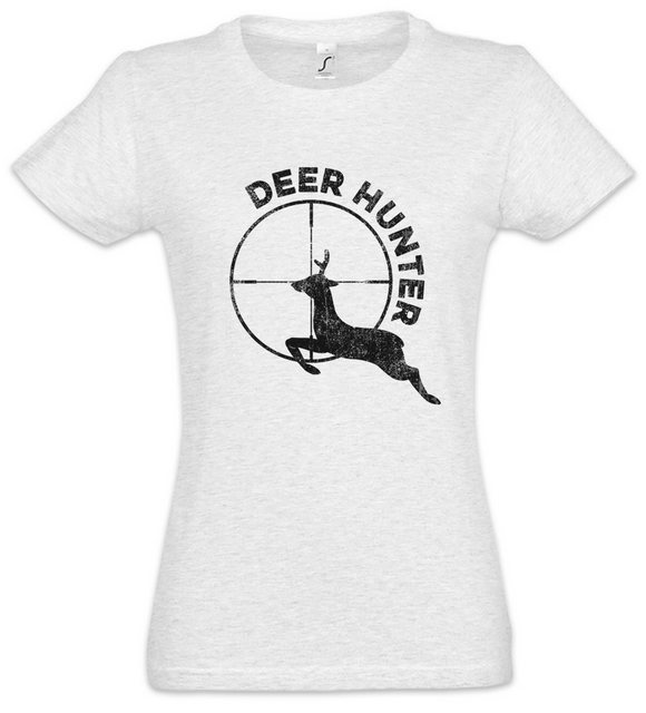 Urban Backwoods Print-Shirt Deer Hunter Damen T-Shirt Hirsch Reh Jagd Jäger günstig online kaufen