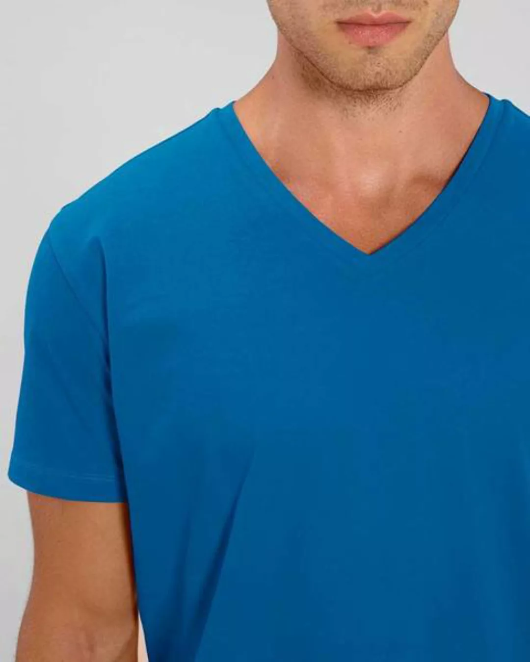 2er Pack Herren T-shirt Mit V-ausschnitt, Bio-qualität günstig online kaufen