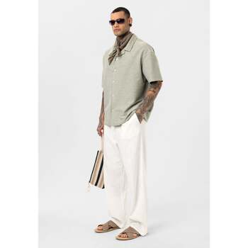 Dandalo  Hemdbluse Ben Oversize Lapel Collar Short Sleeve Shirt günstig online kaufen