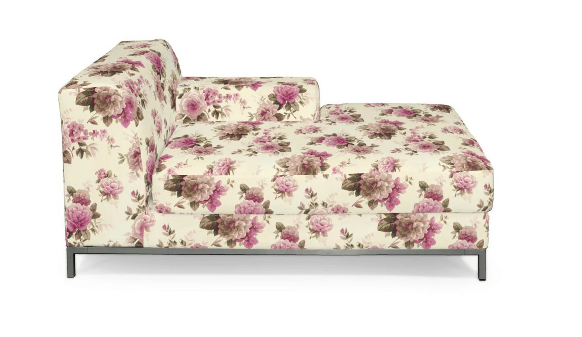 Bezug für Kramfors Sofa Recamiere rechts, beige- rosa, Bezug für Recamiere günstig online kaufen