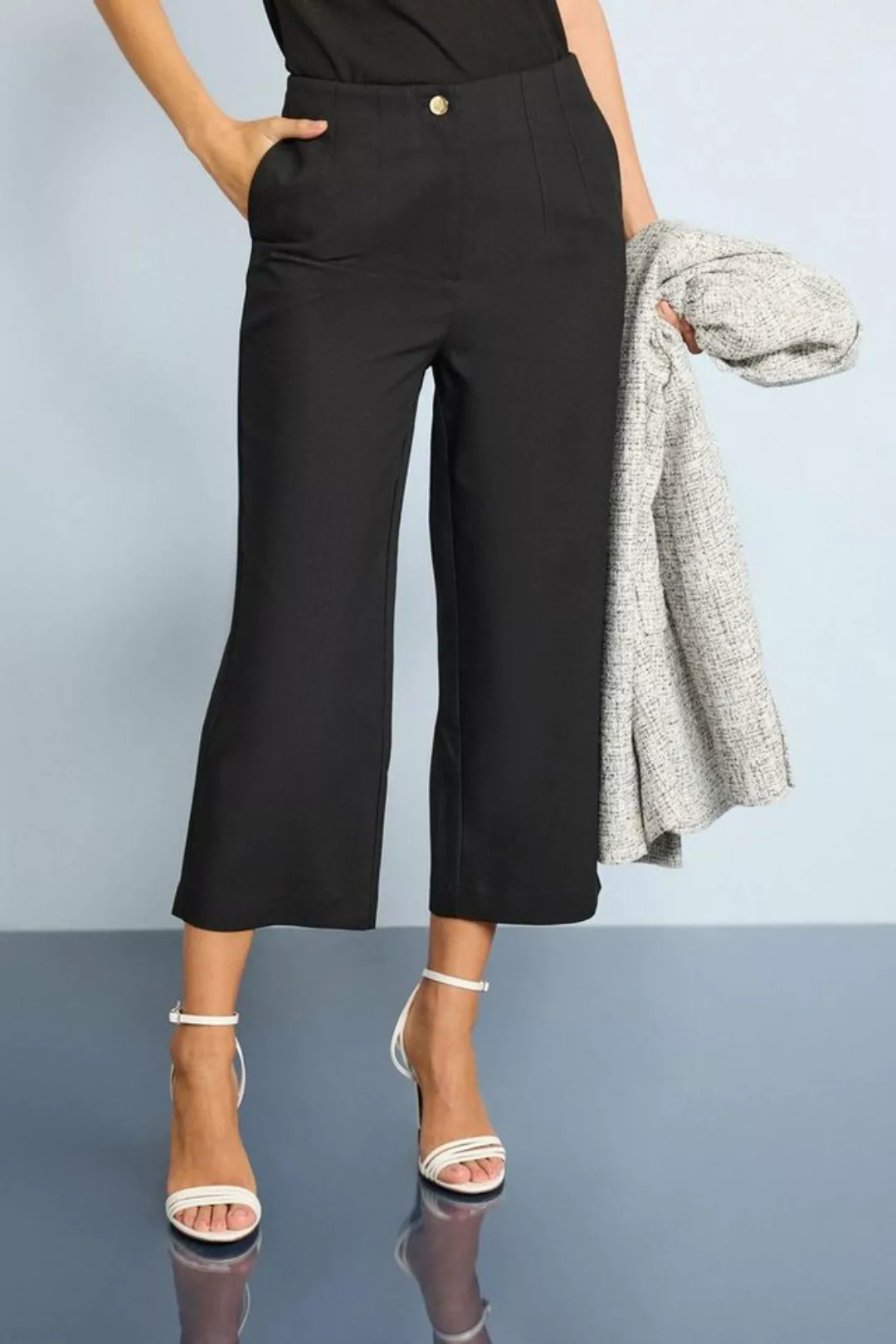 Next Culotte Hosenrock mit besonders hohem Bund, Kurzgröße (1-tlg) günstig online kaufen