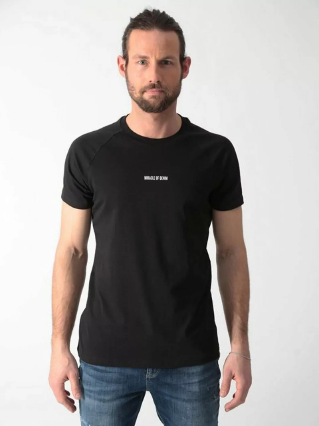 Miracle of Denim T-Shirt mit Logo günstig online kaufen
