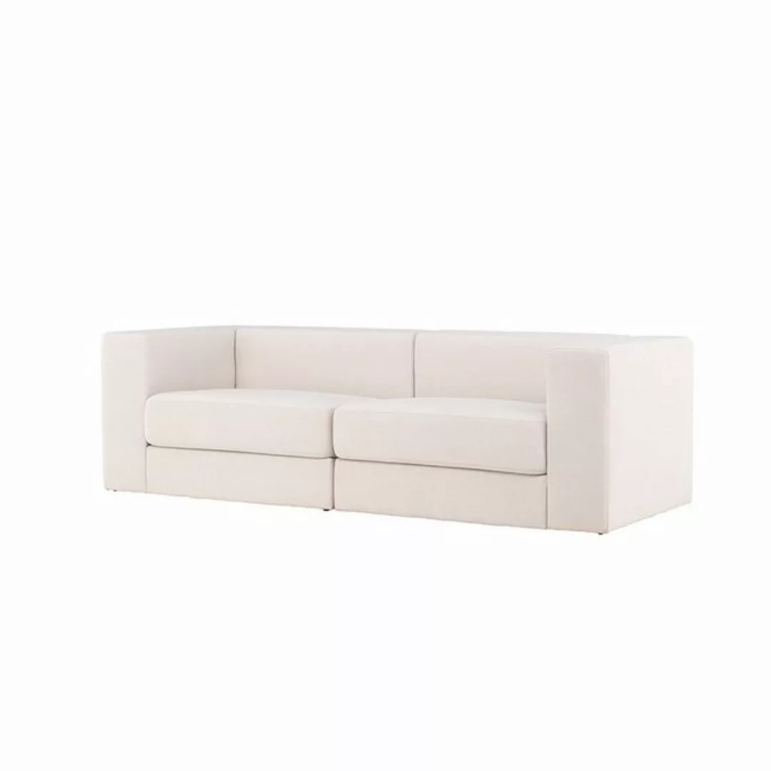 ebuy24 Sofa Lumi Sofa 3-Sitzer weiß. günstig online kaufen