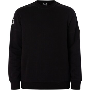 Emporio Armani EA7  Sweatshirt Sweatshirt mit Logo an der Schulter günstig online kaufen
