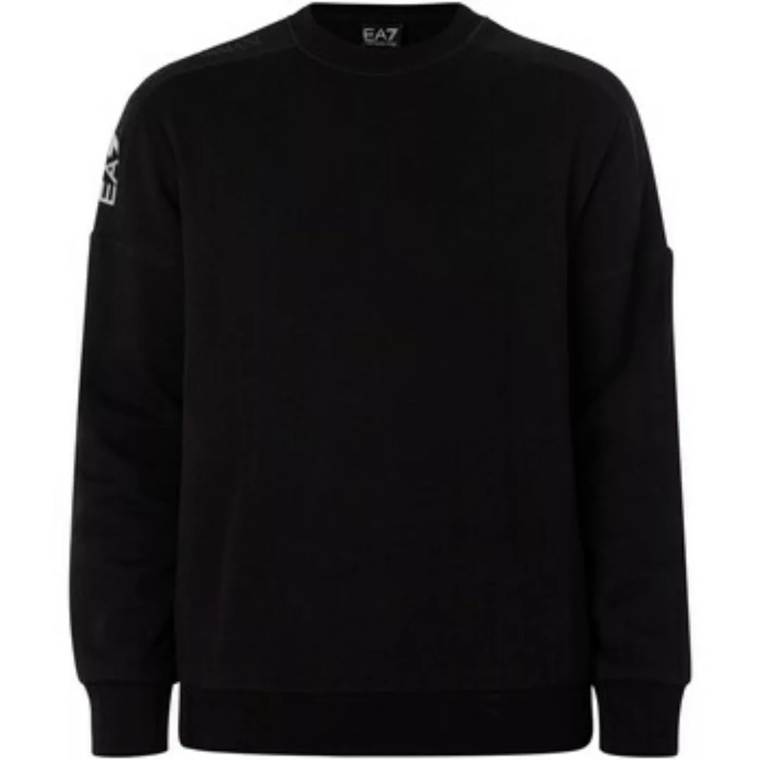 Emporio Armani EA7  Sweatshirt Sweatshirt Mit Logo An Der Schulter günstig online kaufen