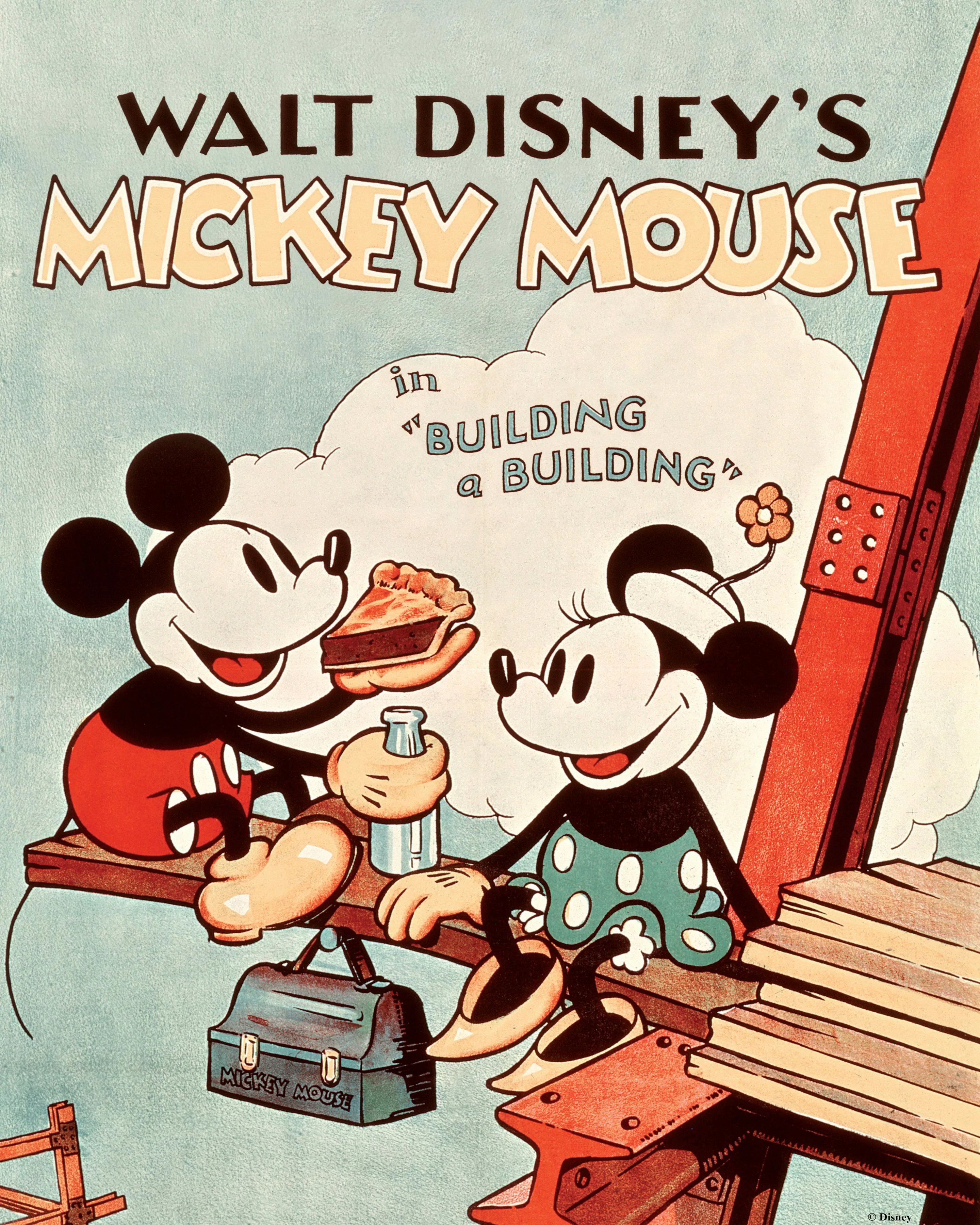 Art for the home Leinwandbild "MICKEY BUILDING" günstig online kaufen