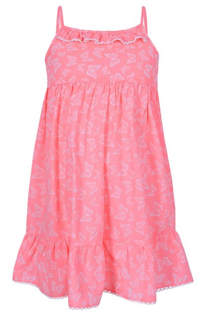 Sarcia.eu Sommerkleid Neonorangefarbiges Kleid mit Schmetterlingen 6-7 Jahr günstig online kaufen