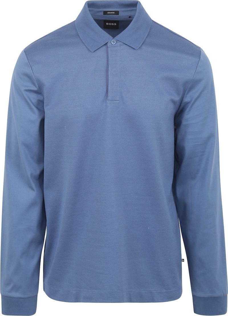 BOSS Pleins Poloshirt Blau - Größe XL günstig online kaufen