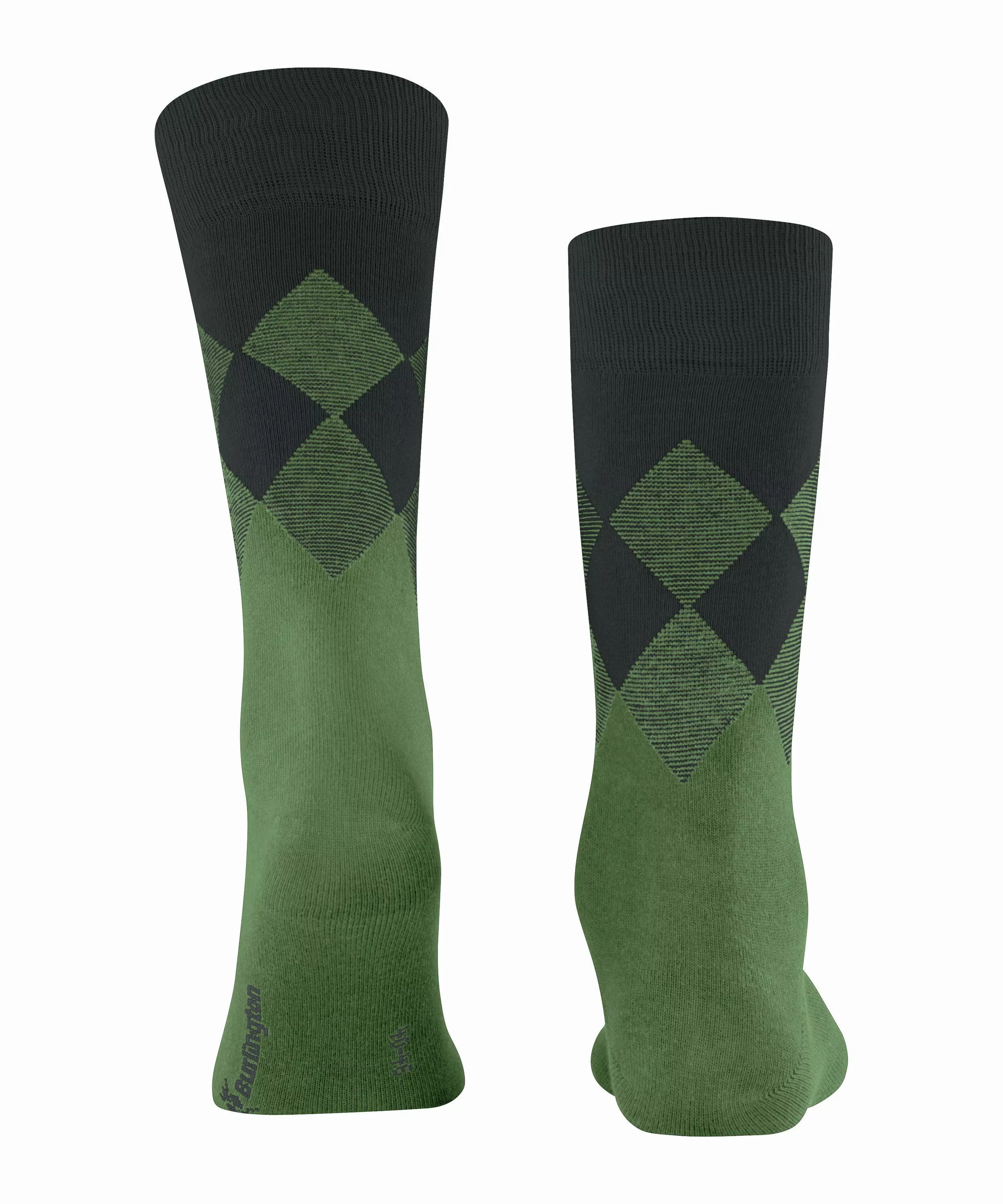 Burlington Hampstead Herren Socken, 40-46, Grün, Baumwolle, 21912-765602 günstig online kaufen