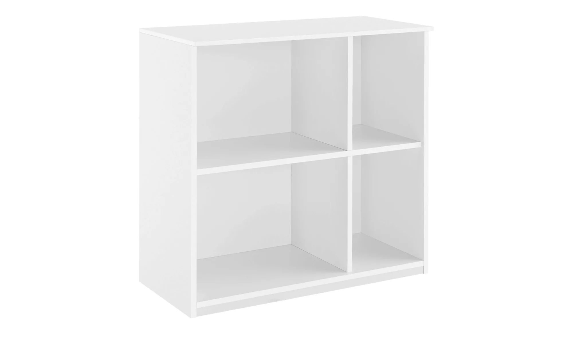 Regal - weiß - 75 cm - 74 cm - 35,1 cm - Regale > Bücherregale - Möbel Kraf günstig online kaufen