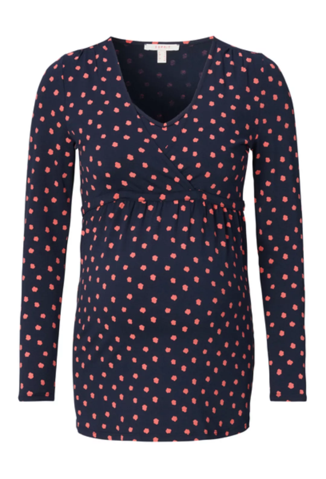 Umstands- Stillshirt Navy Rosa Gemustert günstig online kaufen