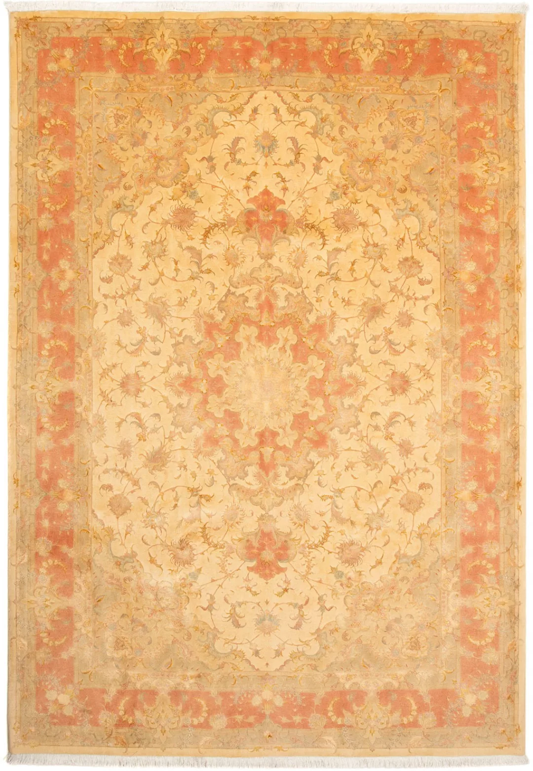 morgenland Orientteppich »Perser - Täbriz - Royal - 300 x 205 cm - hellbrau günstig online kaufen