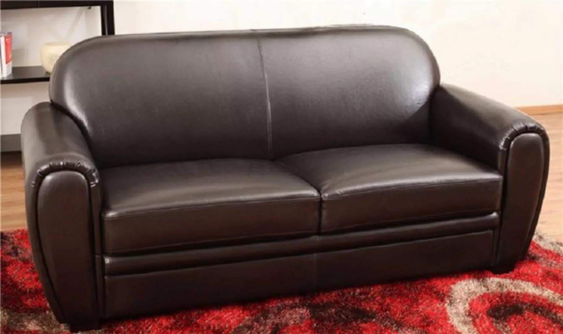 JVmoebel Sofa Sofagarnitur Couchen Sofas Polster Leder 311 Sitzer Set Grupp günstig online kaufen